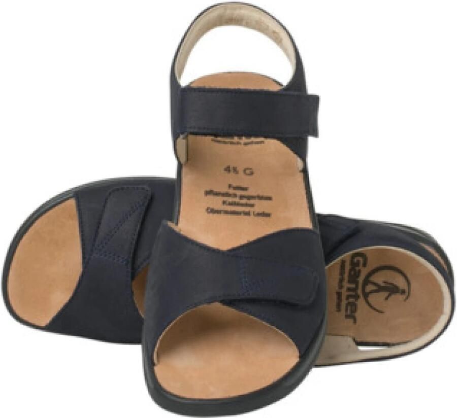 Ganter Blauwe Sandalen met Bandjes voor Dames