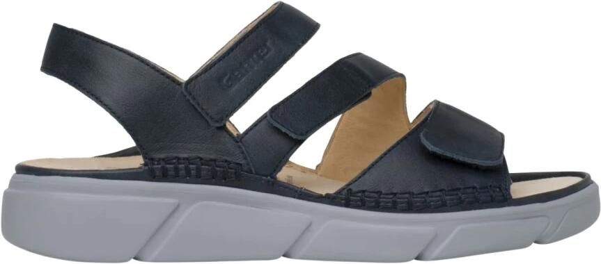 Ganter 200471~HALINA~~~~~~~~~~~~~~~~~ Platte sandalen Dames Sandalen Blauw