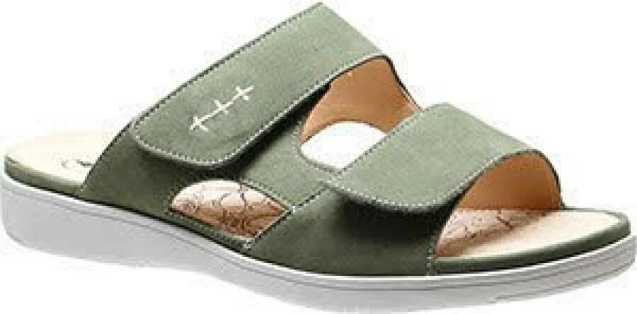 Ganter 200158 5400 dames slippers groen