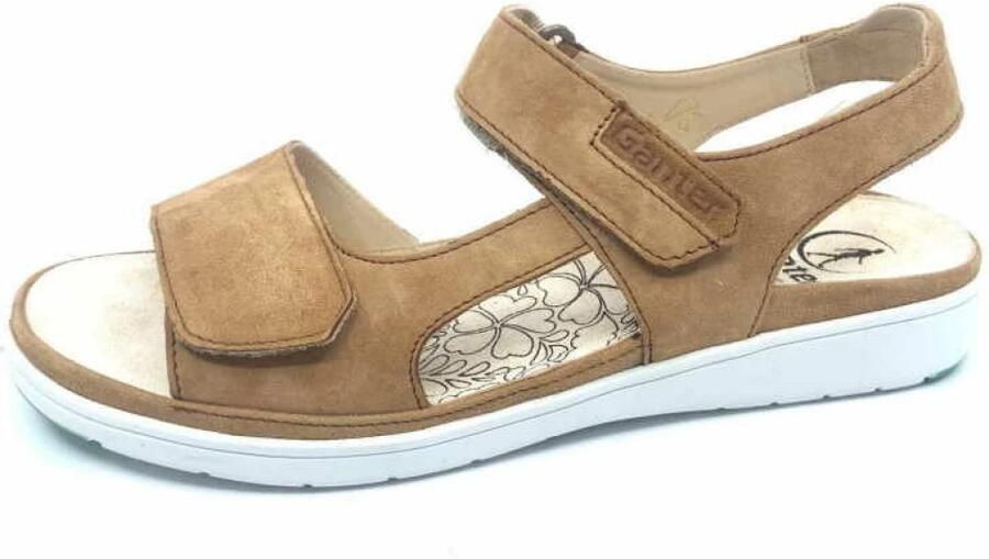 Ganter Gina Braun Platte Sandalen - Foto 2