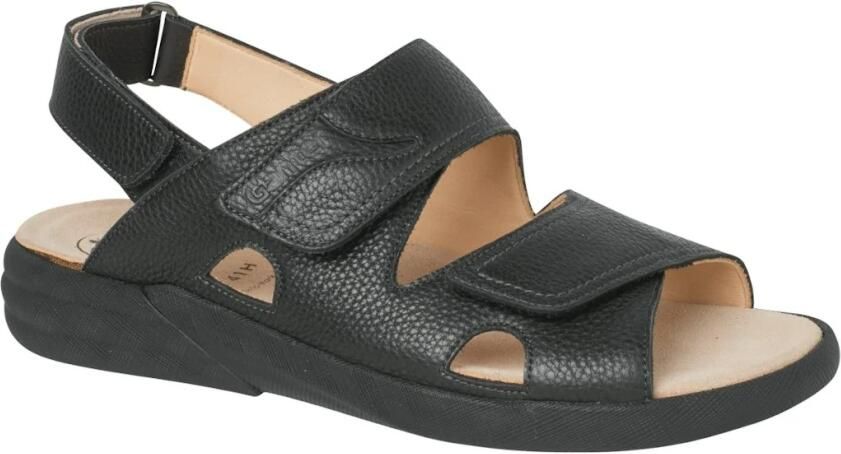 Ganter 257029-0100 heren sandalen zwart