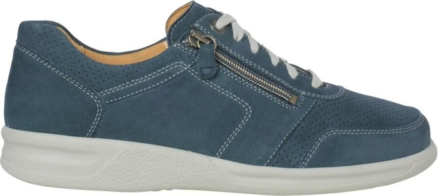 Ganter 7-256788-3700 Blauwe extra brede heren sneaker wijdte K - Foto 2