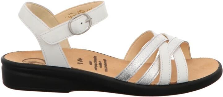 Ganter Sandalen met bandjes voor dames in effen kleur - Foto 2