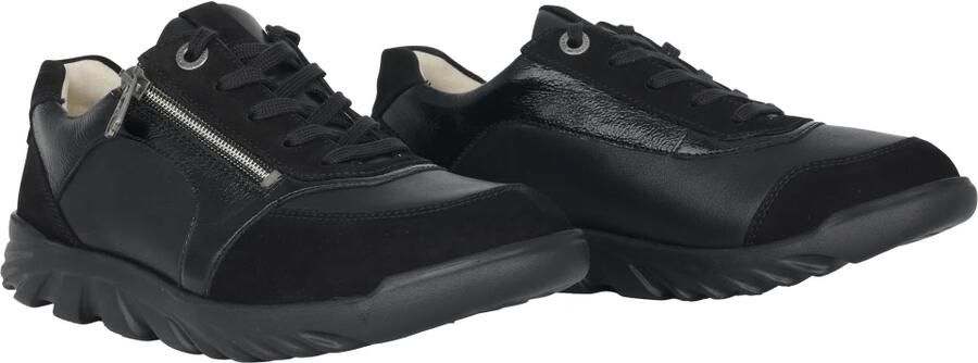 Ganter Wide Fit Zwarte Leren Sneaker - Foto 2