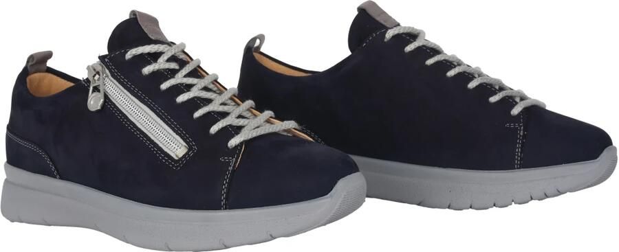 Ganter Wijde Pasvorm Blauwe Sneaker voor Vrouwen