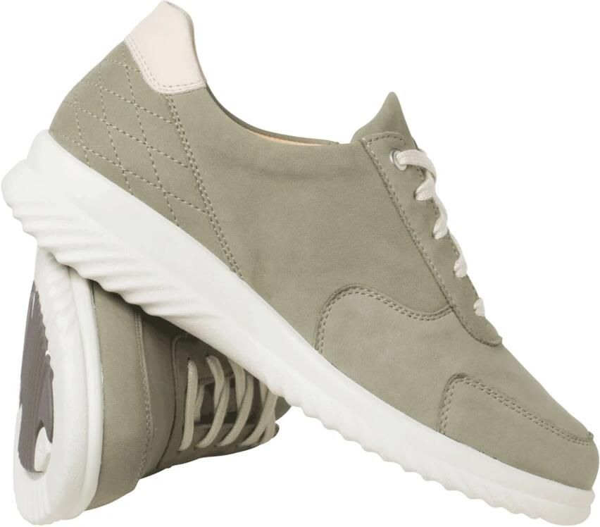 Ganter Wijde Pasvorm Groene Sneaker Comfortabel Leer - Foto 3
