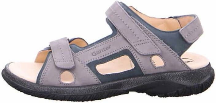 Ganter Grau Platte Sandalen