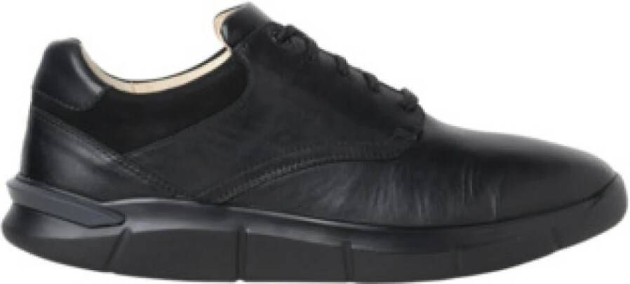 Ganter Moderne herensneaker in effen kleur