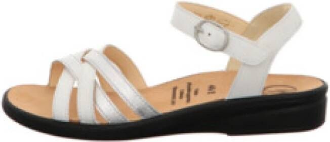 Ganter Sandalen met bandjes voor dames in effen kleur - Foto 2