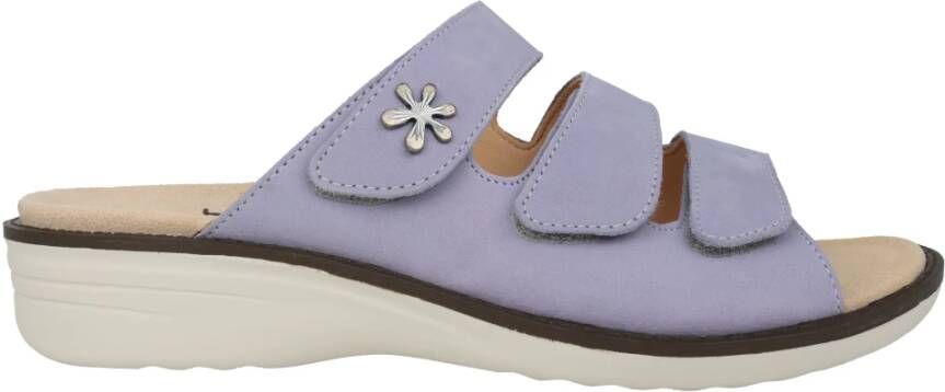 Ganter Wijdvallende Paarse Sandaal