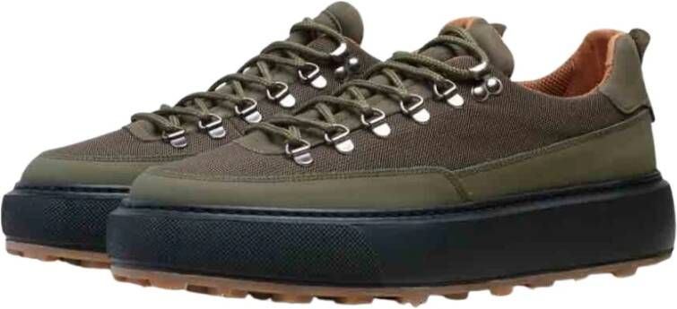 Garment Project Kledingproject KAI Sneaker Army Mix Gp2437-240 Groen Heren