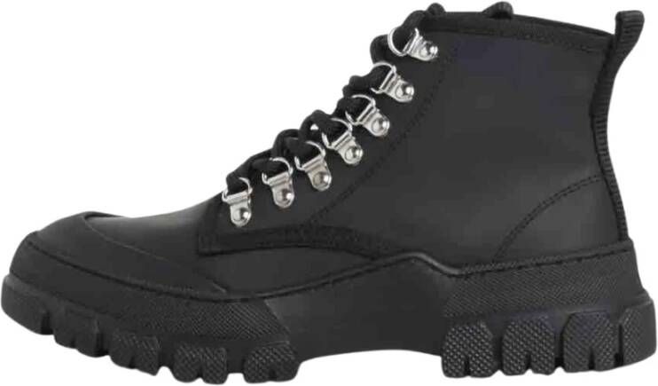 Garment Project Laarzen Twig high GPW2395 999 Black rubberized leather