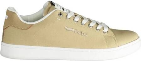 GAS Beige Canvas Sneakers