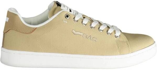 GAS Beige Polyester Heren Sneaker