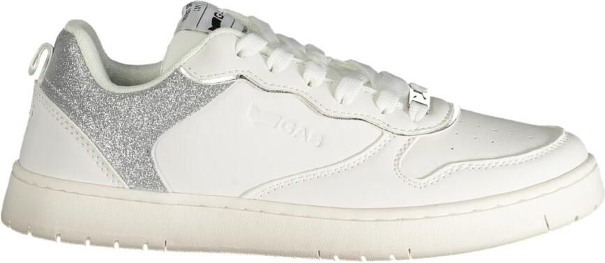 GAS Witte Polyester Dames Sneaker Ambra Mix