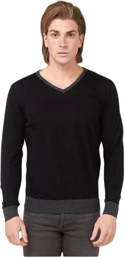 GAS Katoenen sweatshirt met ronde hals en ribgebreide boorden