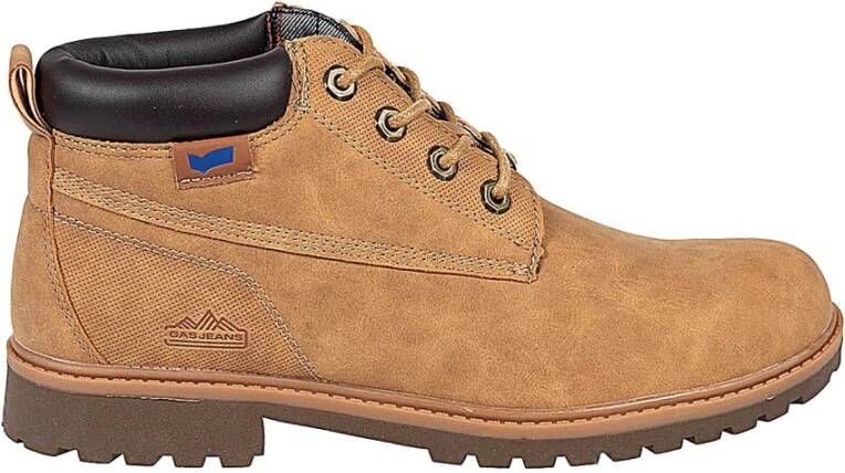 GAS Laced Shoes Brown Heren