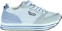 GAS Blauwe Polyester Sneakers met Veters Contrastdetails Logo Blue Dames - Thumbnail 10