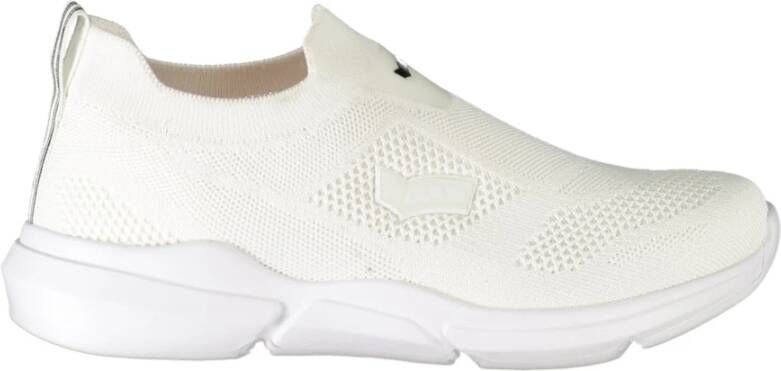 GAS Sportieve witte sneakers met elastiek White Dames