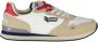 GAS Sportieve witte vetersneakers met contrastdetails White Heren - Thumbnail 1
