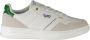 GAS Sportieve witte vetersneakers met contrastdetails White Heren - Thumbnail 1