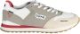 GAS Sportieve witte vetersneakers met contrastdetails Multicolor Heren - Thumbnail 1