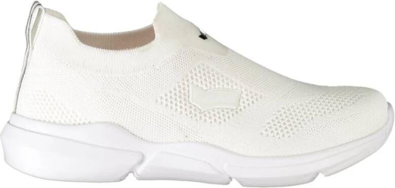 GAS Sportieve witte sneakers met elastiek White Dames