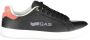 GAS Sportieve Zwarte Vetersneakers met Logo Black Heren - Thumbnail 4
