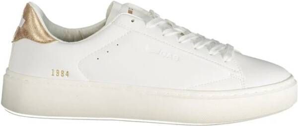 GAS Witte Polyester Dames Sneaker Leonard LTX