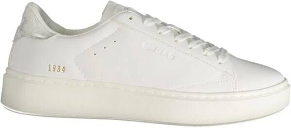 GAS Witte Polyester Damessneaker