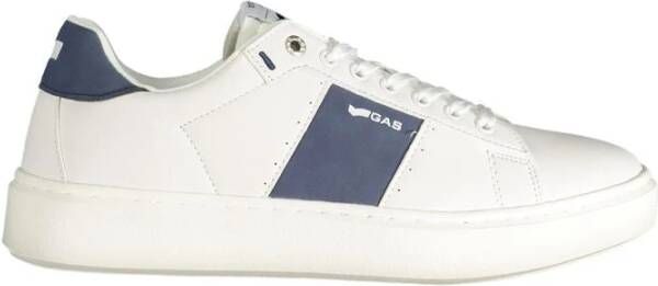 GAS Witte Polyester Heren Sneaker