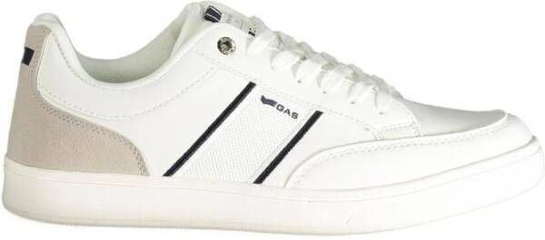 GAS Witte Polyester Heren Sneaker