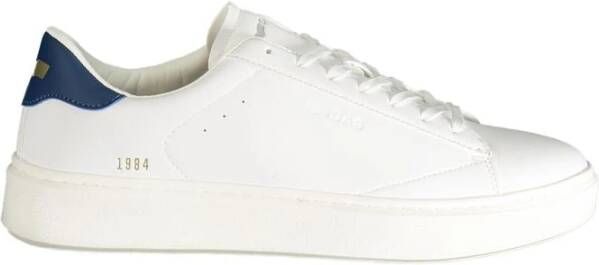 GAS Witte Polyester Heren Sneaker Leonard LTX