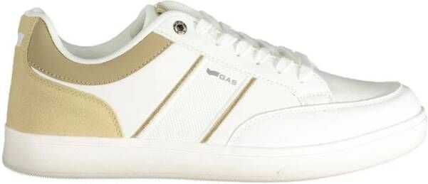 GAS Witte Polyester Sneaker Amburgo LTX