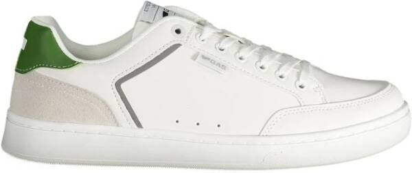 GAS Witte Polyester Sneaker Chic Athleisure