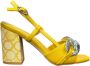 Gattinoni Gele Platte Sandalen Penca1249Wca300 - Thumbnail 3