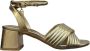 Gattinoni Gouden Hoge Hak Sandalen - Thumbnail 1