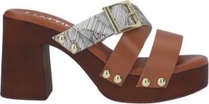Gattinoni Heeled Mules Bruin Dames