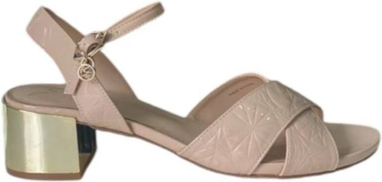 Gattinoni Lichtroze hoge hak sandalen