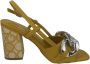 Gattinoni Gele Platte Sandalen Penca1249Wca300 - Thumbnail 1