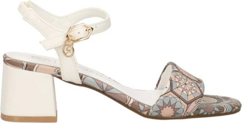 Gattinoni Witte Platte Sandalen Pensh1244Wpw455