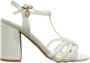 Gattinoni Witte Platte Sandalen Penca1248Wca800 - Thumbnail 1