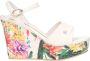 Gattinoni Witte Platte Sandalen Pentt1269Wca802 - Thumbnail 1
