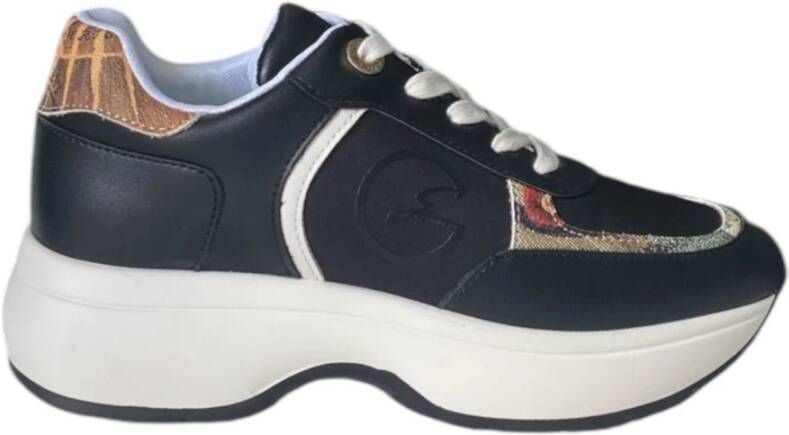 Gattinoni Zwarte hoge sneakers