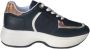 Gattinoni Zwarte hoge sneakers - Thumbnail 1