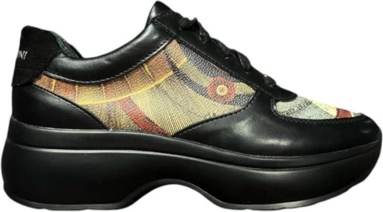 Gattinoni Zwarte lage sneakers