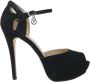 Gattinoni Zwarte platte sandalen van Roma - Thumbnail 1