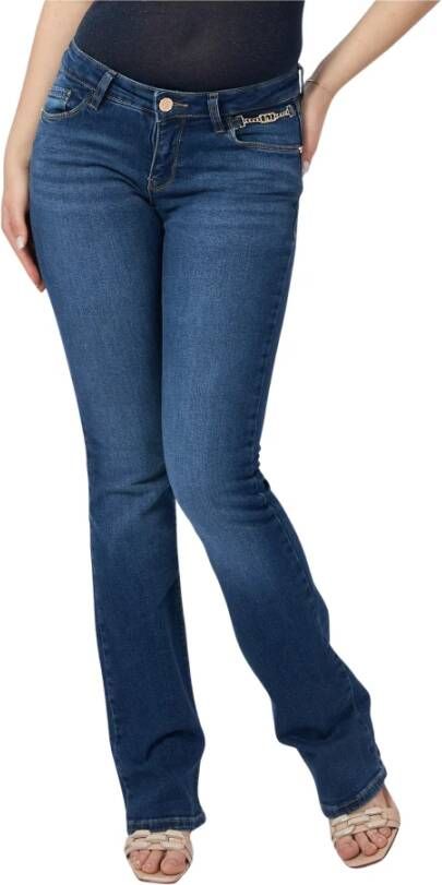Gaudi Blauwe Bootcut Jeans met 5 Zakken