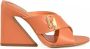 Gaudi Leren sandaal met rubberen zool Black Dames - Thumbnail 3