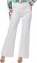 Gaudi Witte Flare Bootcut Broek met Riem - Thumbnail 1
